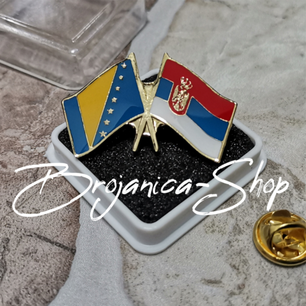 Z142 Značka metalna Srbija-BiH